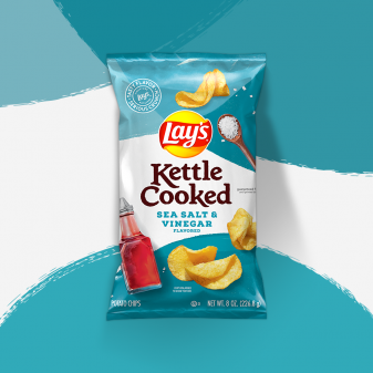 LAY’S® Kettle Cooked Sea Salt & Vinegar Flavored Potato Chips